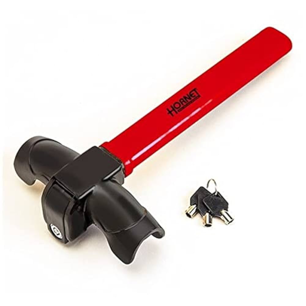 加藤電機ハンドルロック　新品 Amazon | HORNET 加藤電機 ハンドルロック ステアリングロック
